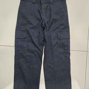 Dickies Men's Navy Relaxed Straight/wide Cargo Pants